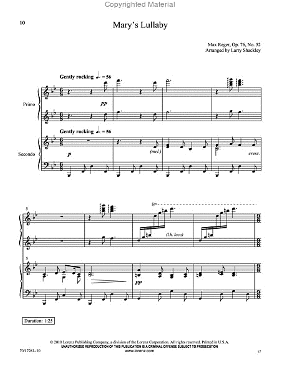 Christmas with the Classics Piano Duet scores gallery preview page 6