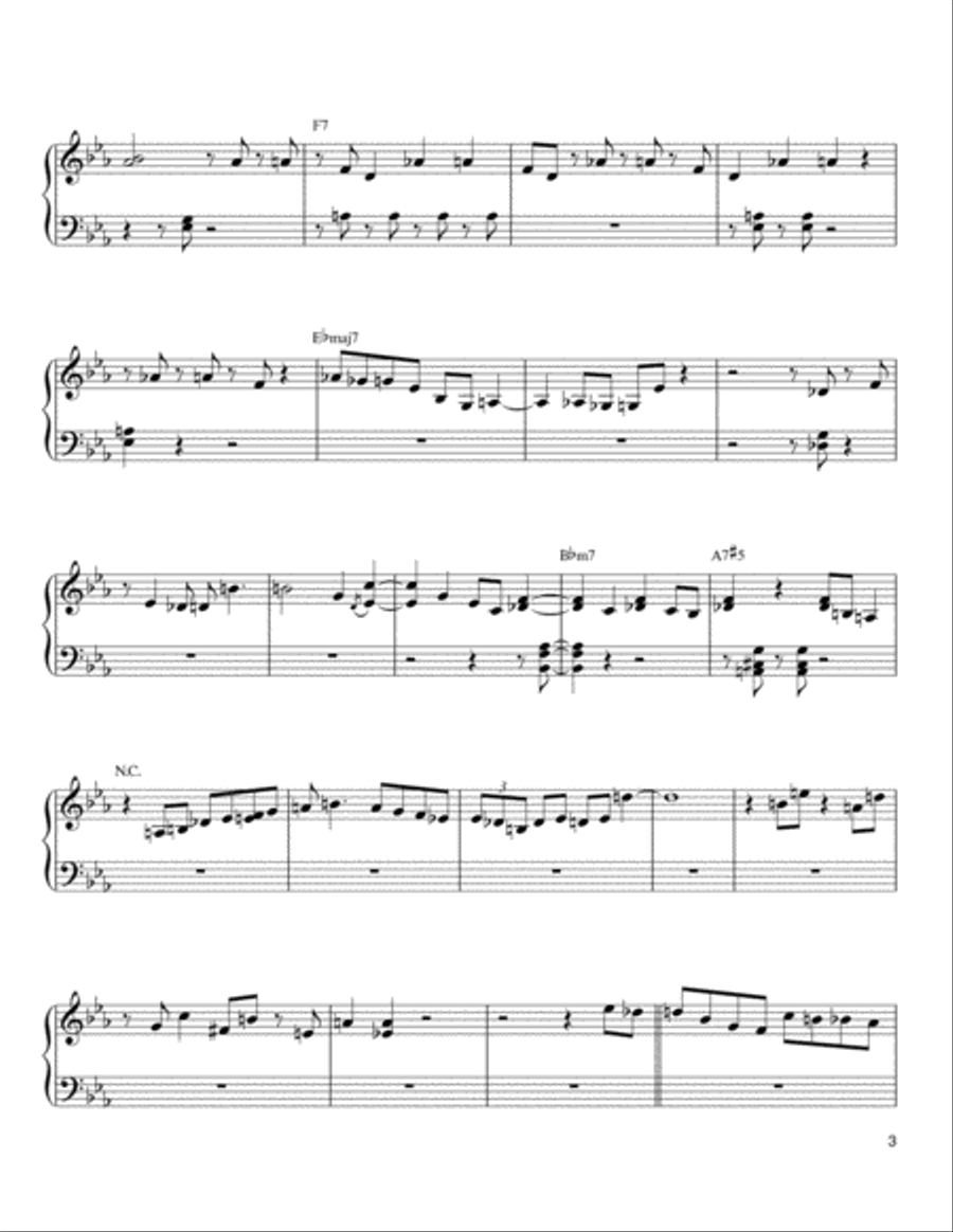 There Will Never Be Another You Piano scores gallery preview page 3