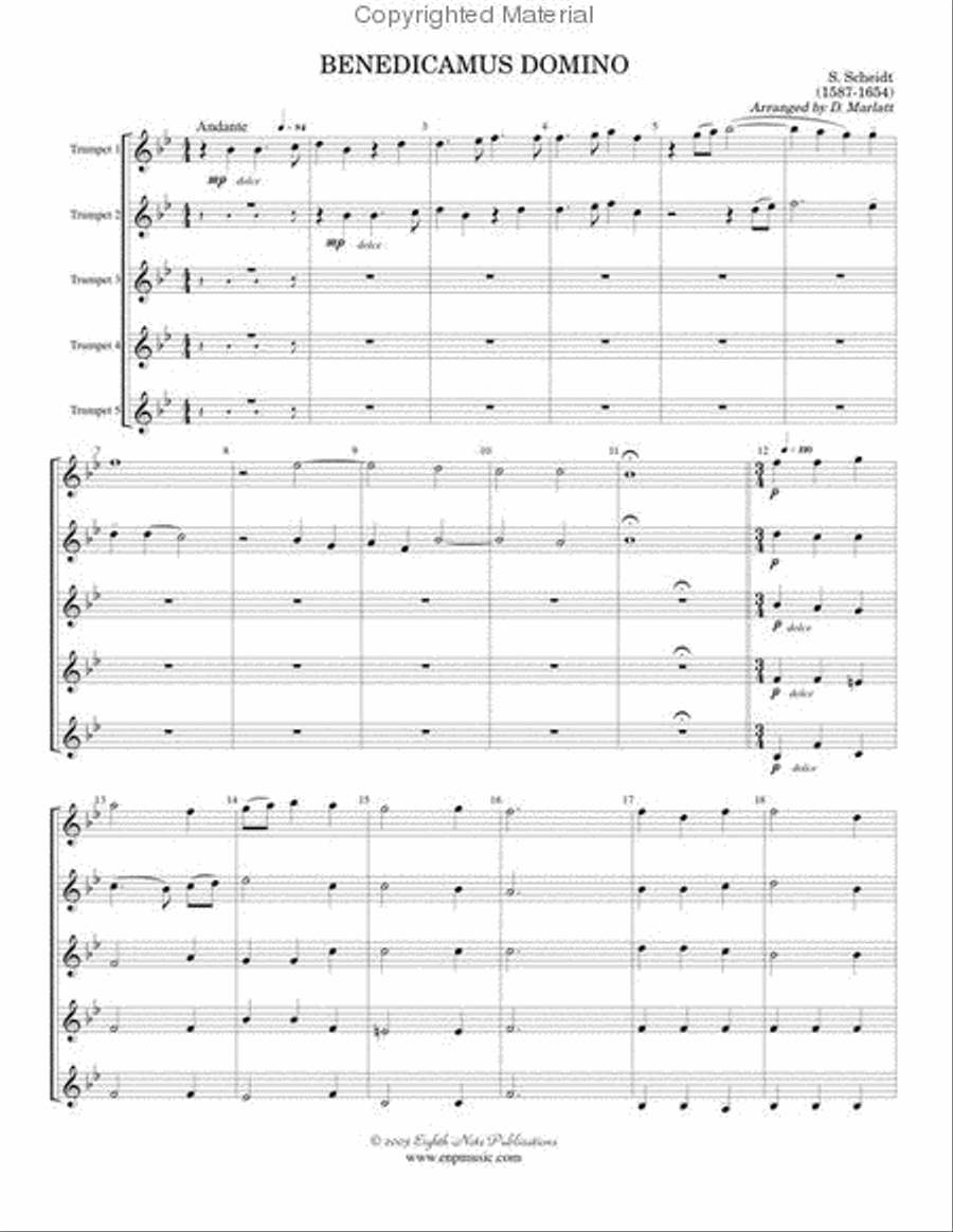 Benedicamus Domino Small Ensemble scores gallery preview page 2