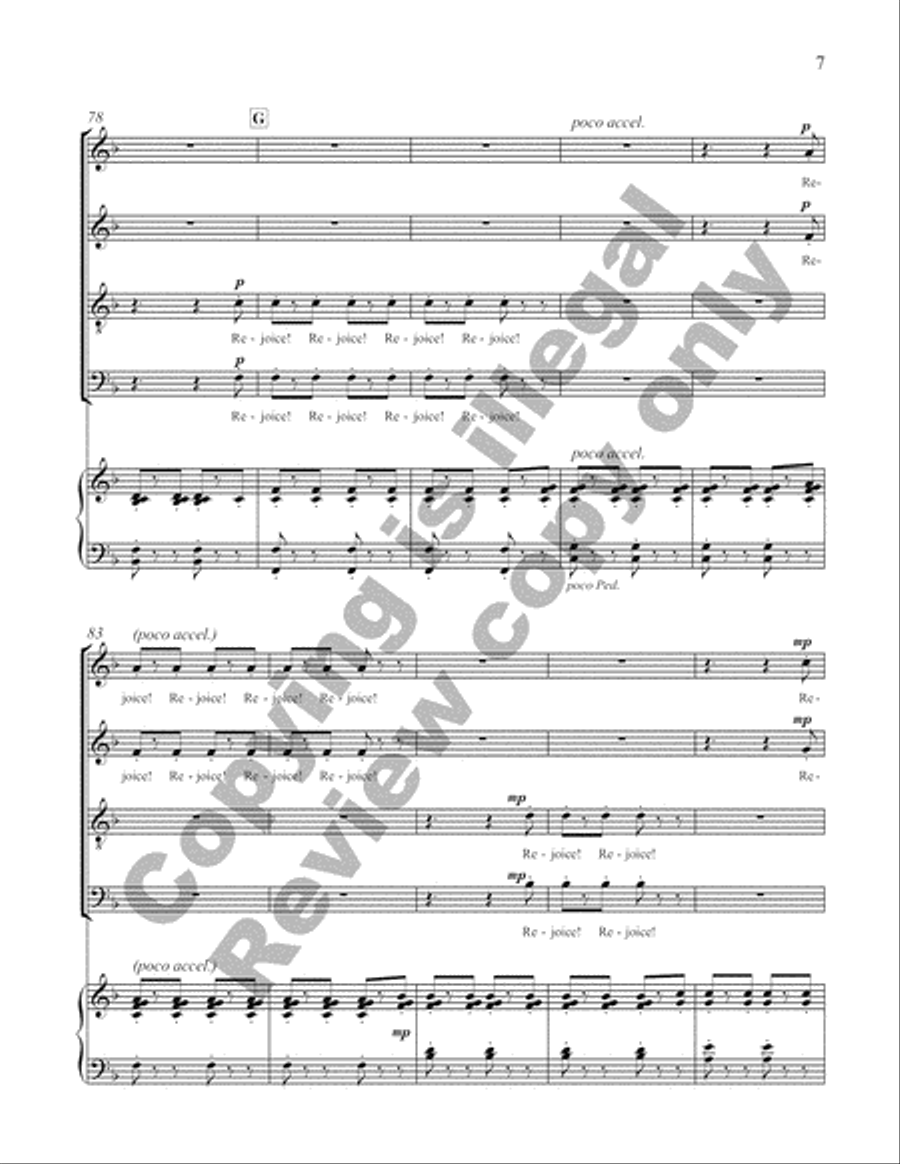 Rejoice!: 3. Good Christian Friends Rejoice! (Choral Score)