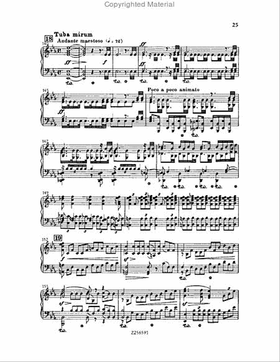Grande Messe du Morts, H 75 Choir scores gallery preview page 25