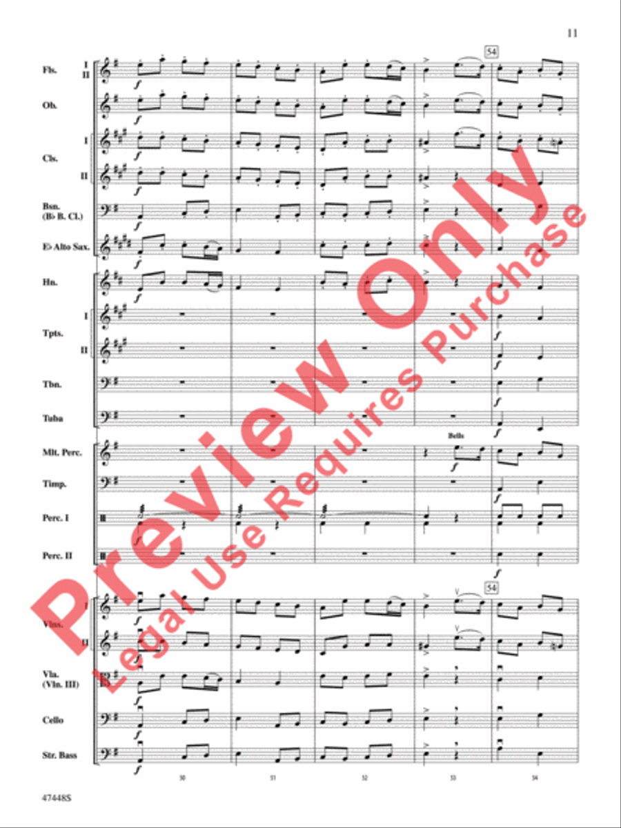 I'm Seventeen Come Sunday Full Orchestra scores gallery preview page 12