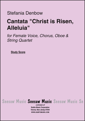 Book cover for Cantata Christ is Risen