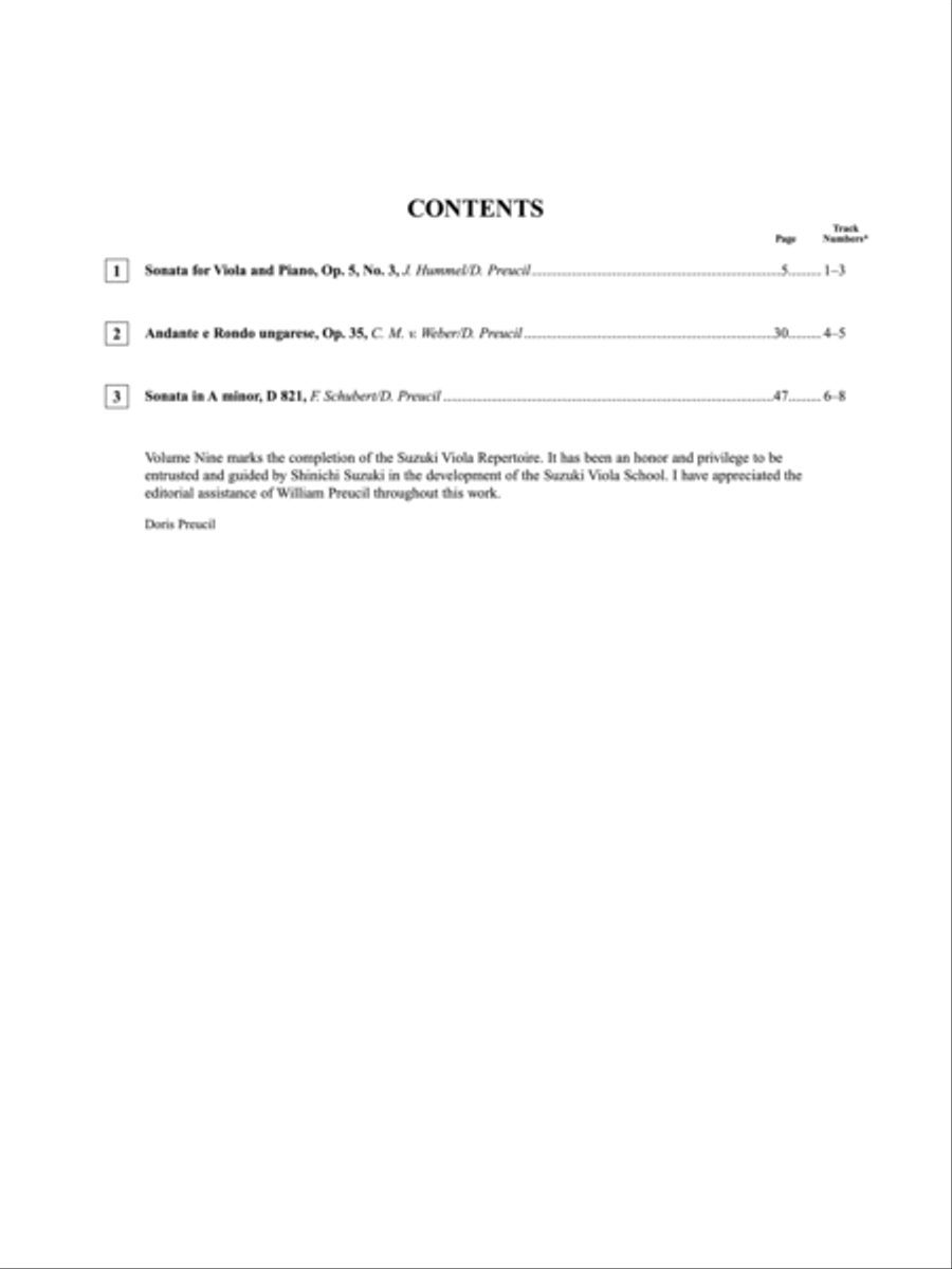 Suzuki Viola School, Volume 9 String Methods scores gallery preview page 3