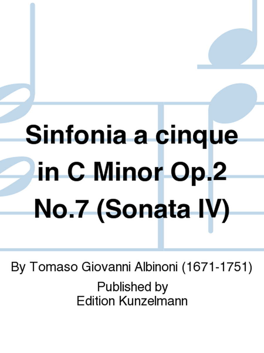 Sinfonia a cinque in C Minor Op. 2 No. 7