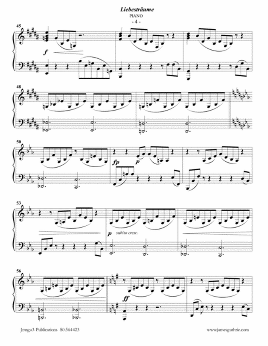 Liszt: Liebestraume for Baritone Horn & Piano image number null