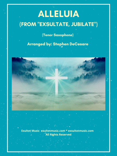 Alleluia (from "Exsultate, Jubilate") (Tenor Saxophone and Piano) image number null