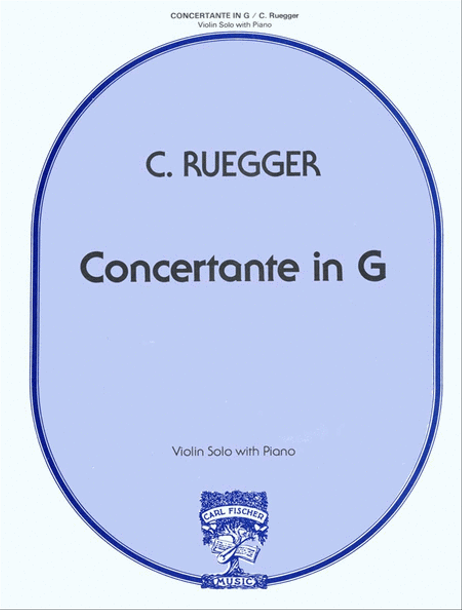 Concertante in G Violin Solo scores gallery preview page 1