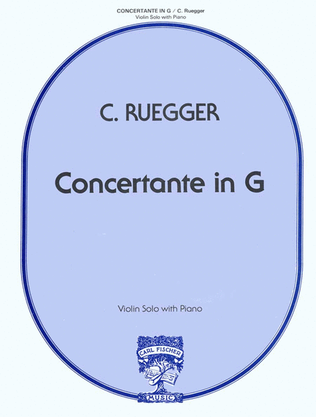 Book cover for Concertante in G
