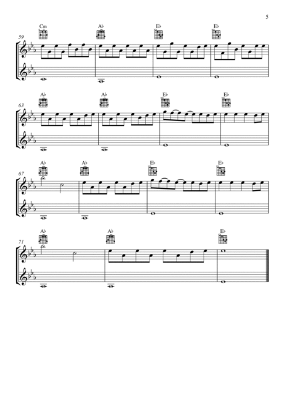 The Climb Acoustic Guitar scores gallery preview page 5
