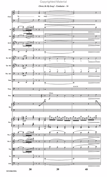 Christ, Be My Song! - Orchestral Score and CD with Printable Parts image number null