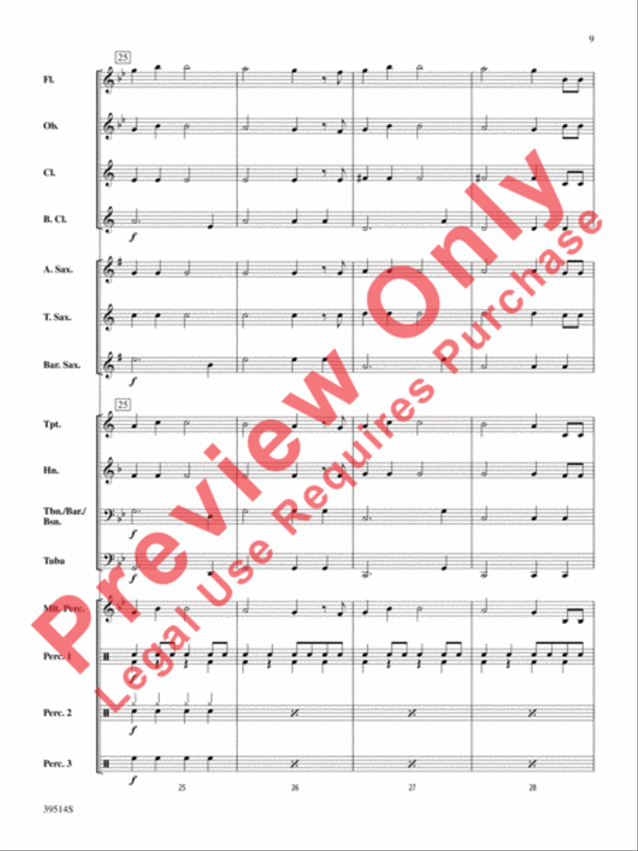She Loves You She Loves You Concert Band scores gallery preview page 10