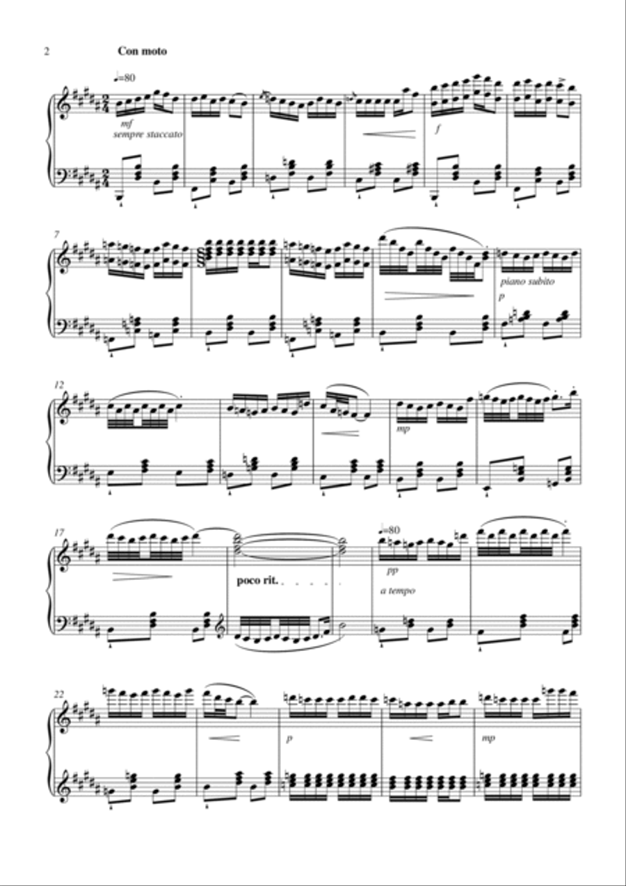 Scherzo Piano Solo scores gallery preview page 2