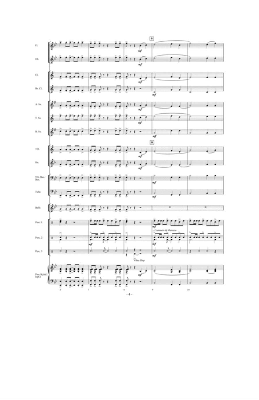Mi Casa Es Su Casa Mi Casa Es Su Casa Concert Band scores gallery preview page 3