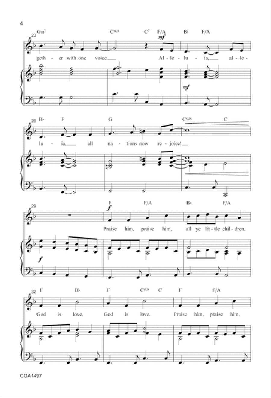 With One Voice 2-Part scores gallery preview page 4