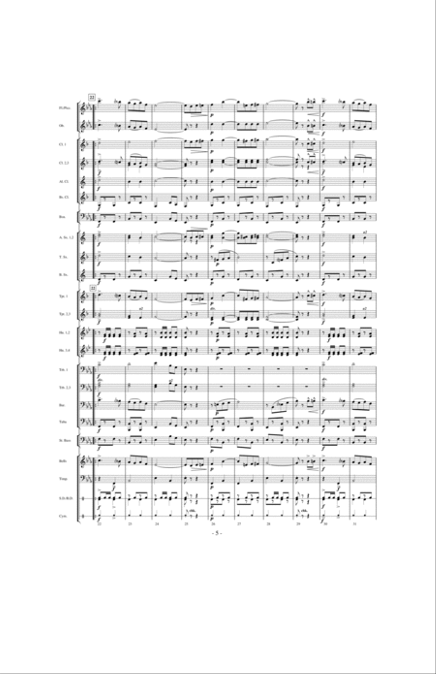 Torch of Liberty Concert Band scores gallery preview page 4