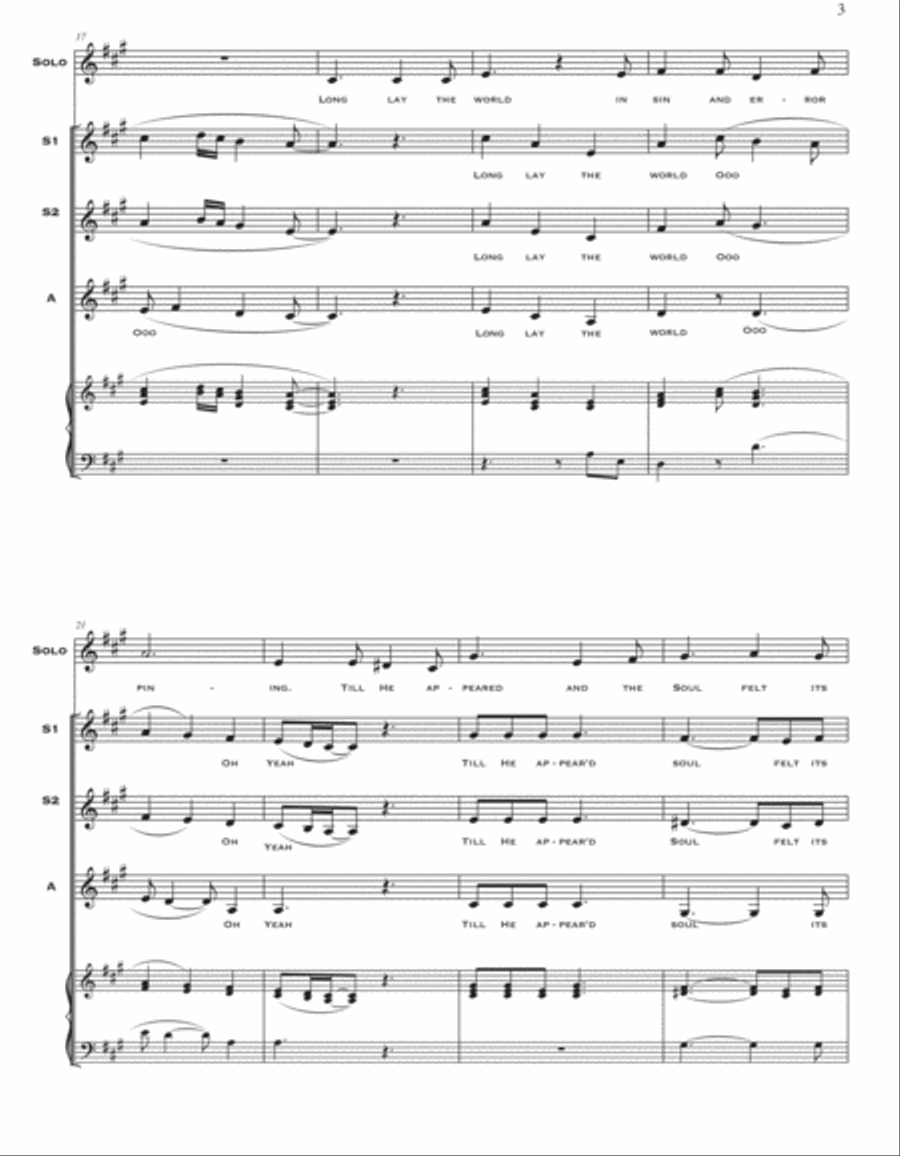O Holy Night (as performed by Straight No Chaser) - SSA SSA scores gallery preview page 4
