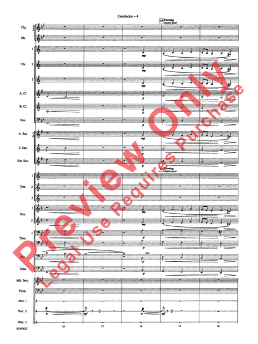 By Loch and Mountain Concert Band scores gallery preview page 7