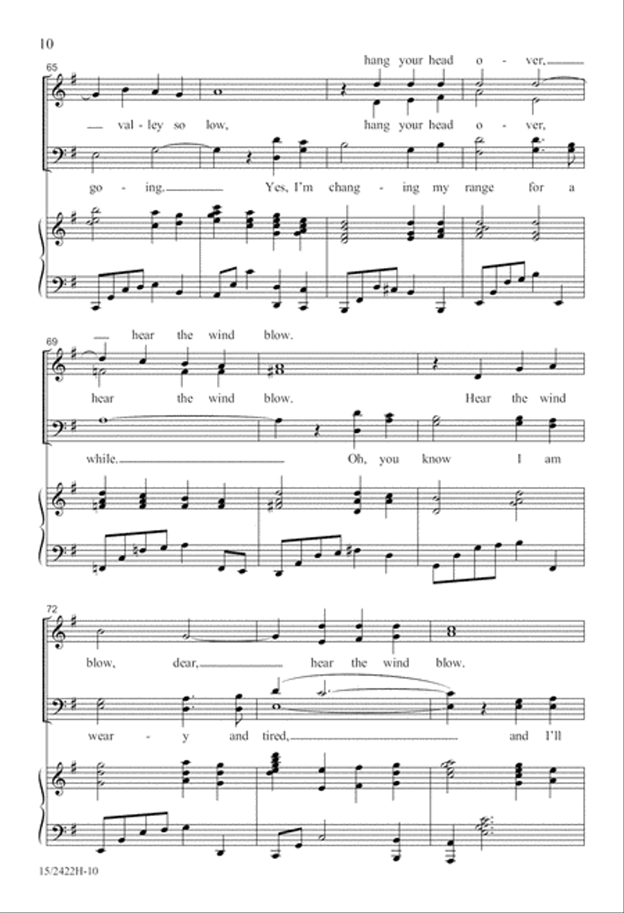 Red River Valley 4-Part scores gallery preview page 11