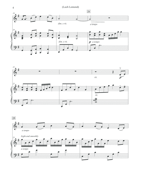 Loch Lomond - Violin & Piano image number null