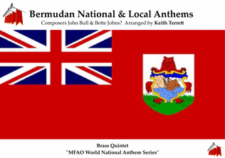 Book cover for Bermudan National & Local Anthem (Hail to Bermuda) for Brass Quintet
