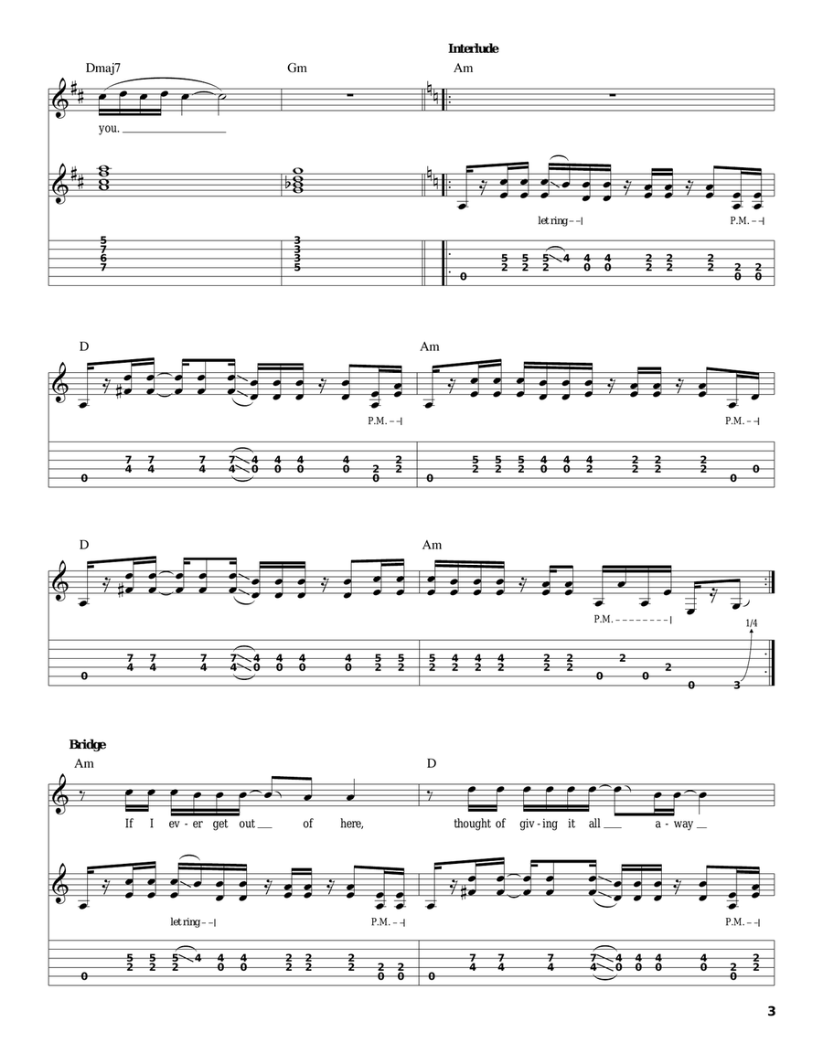 Band On The Run Acoustic Guitar scores gallery preview page 3