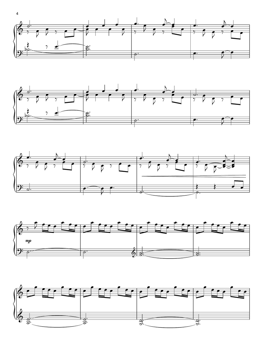 Reborn Piano Solo scores gallery preview page 4
