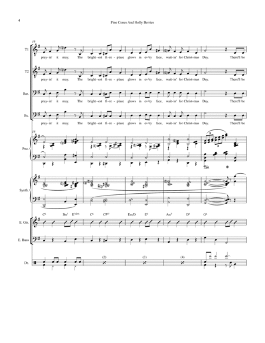 It's Beginning To Look Like Christmas Small Ensemble scores gallery preview page 4