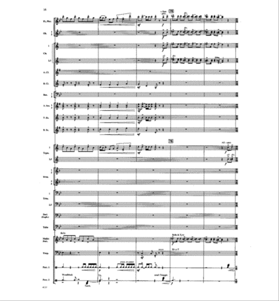 Dawn of a New Day Concert Band scores gallery preview page 15