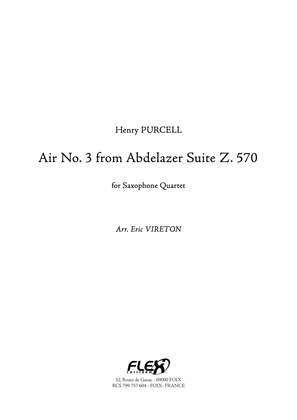 Air No.3 from Abdelazer Suite Z. 570