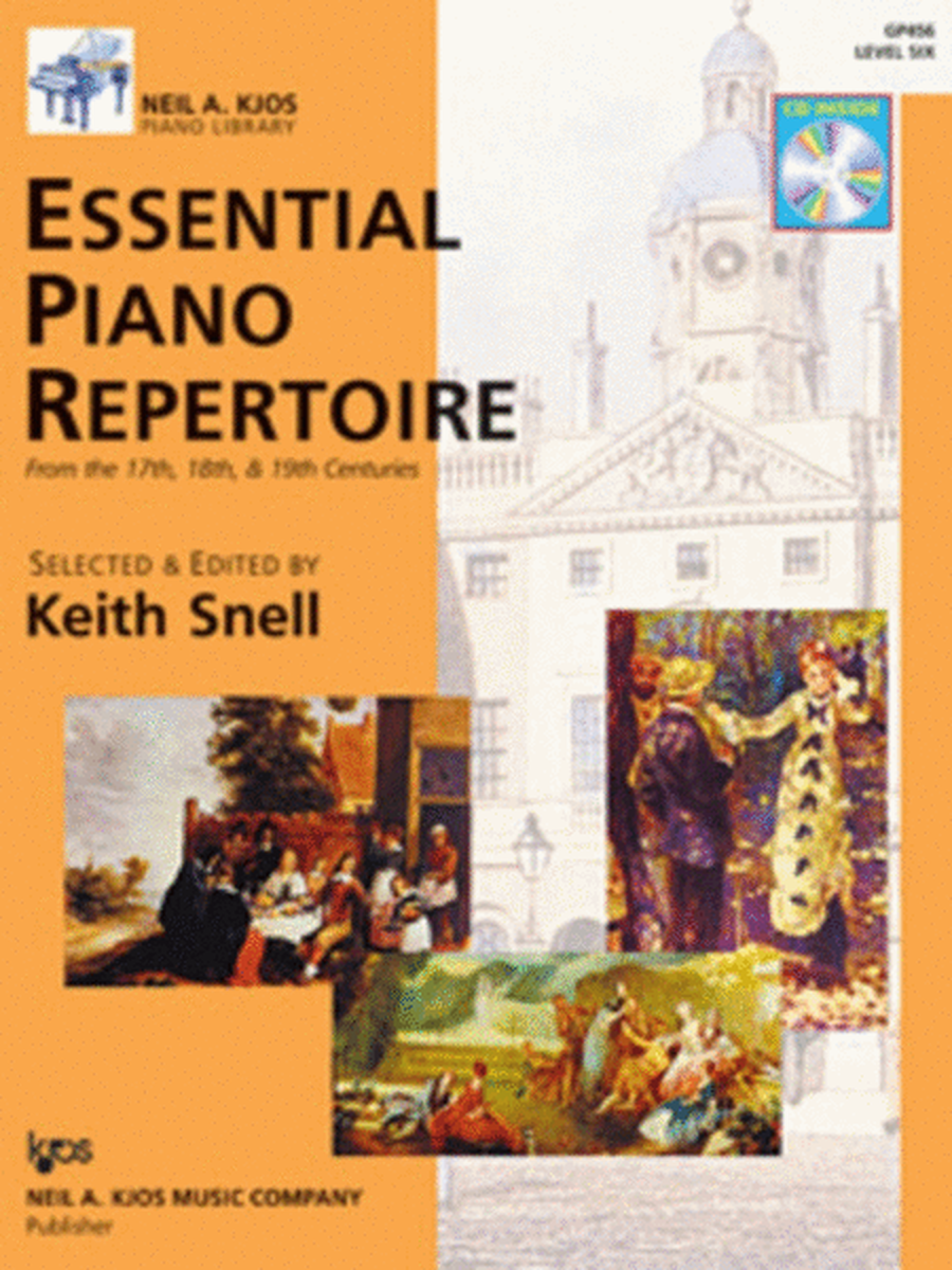Essential Piano Rep Lev 6 Book/CD 17/18/19Th Centu