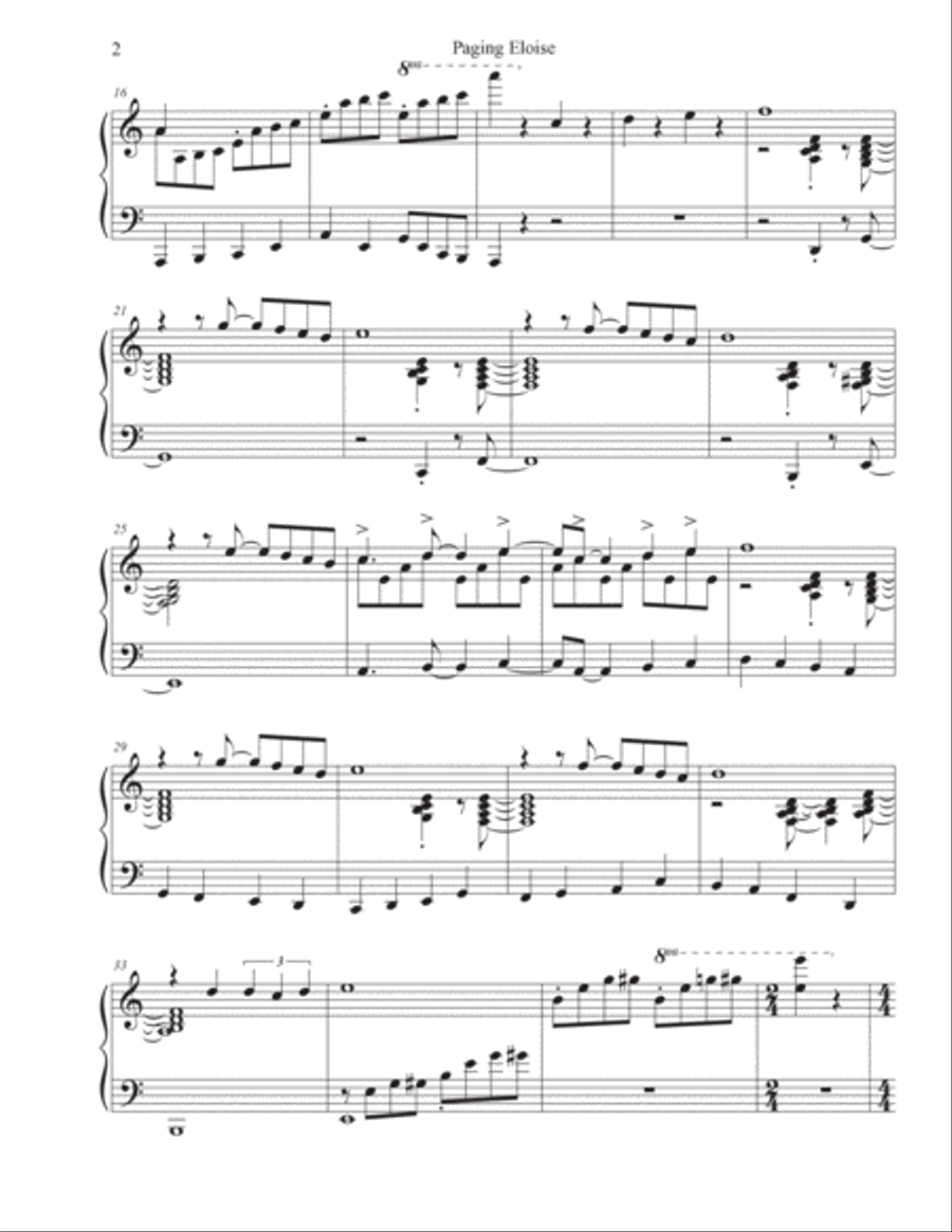 Paging Eloise Piano Method scores gallery preview page 2