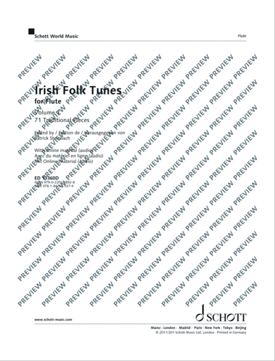 Irish Folk Tunes for Flute Flute scores gallery preview page 2