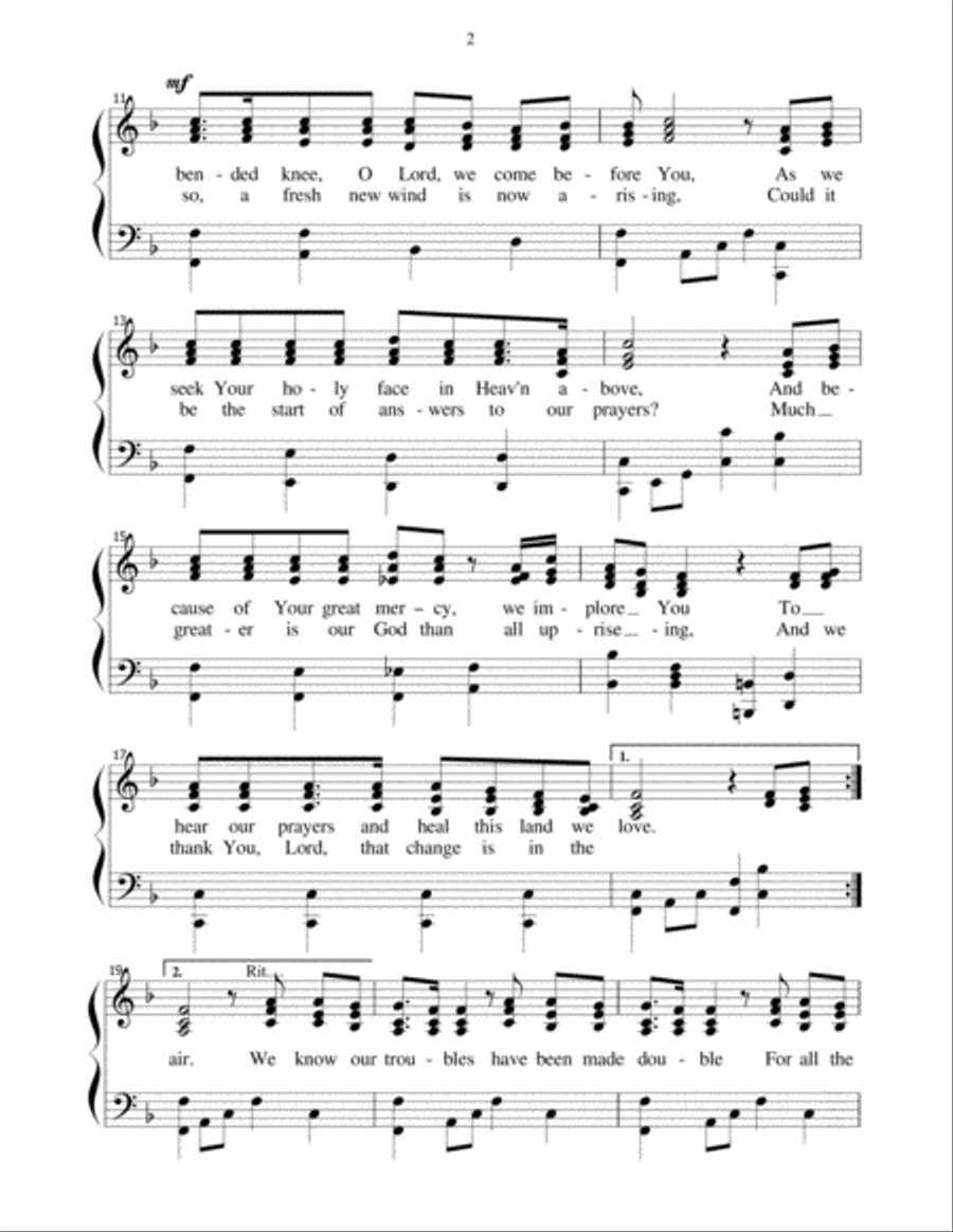 PRAYER FOR OUR NATION SSA scores gallery preview page 4