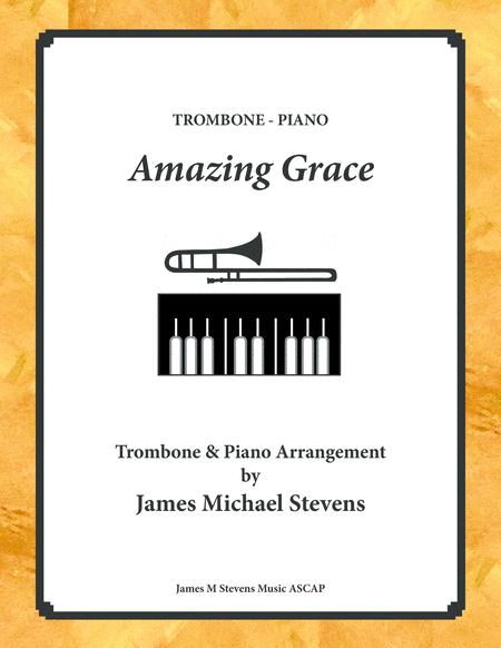 Amazing Grace - Solo Trombone & Piano image number null