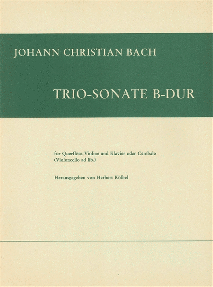 Triosonate B-dur Triosonate B-dur Violin scores gallery preview page 1