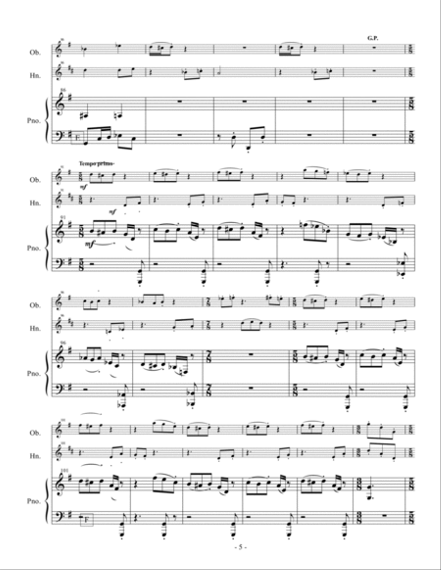 Rondo Giocoso Rondo Giocoso Small Ensemble scores gallery preview page 5