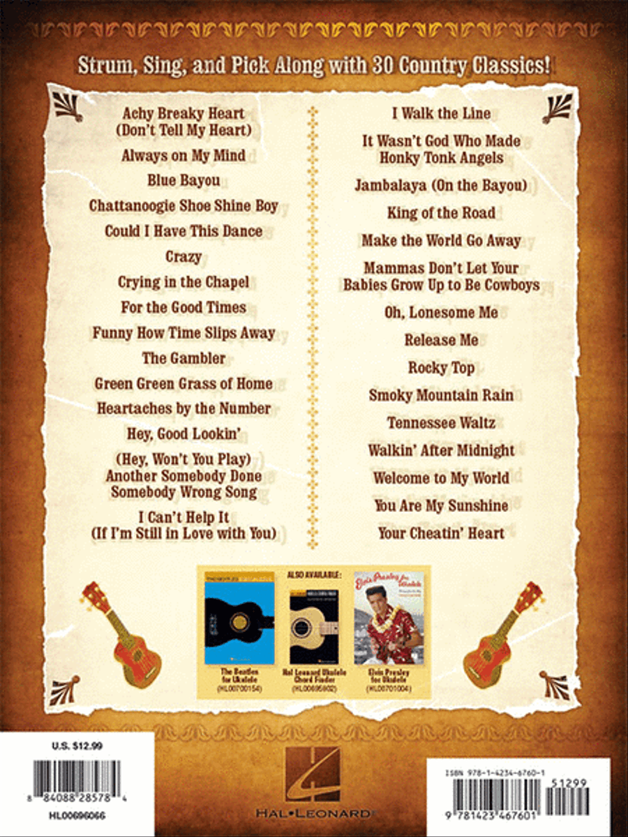 Country Songs for Ukulele Ukulele scores gallery preview page 6