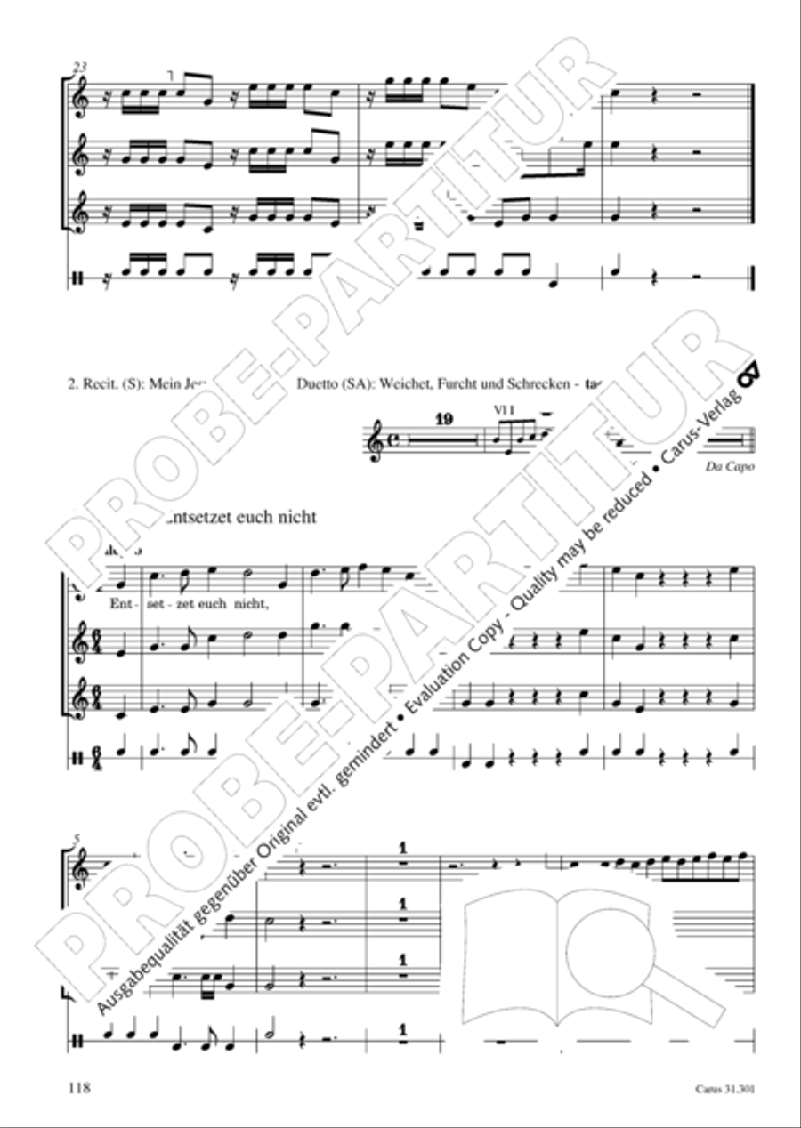 Bach for Brass 1: Cantatas I Voice scores gallery preview page 127
