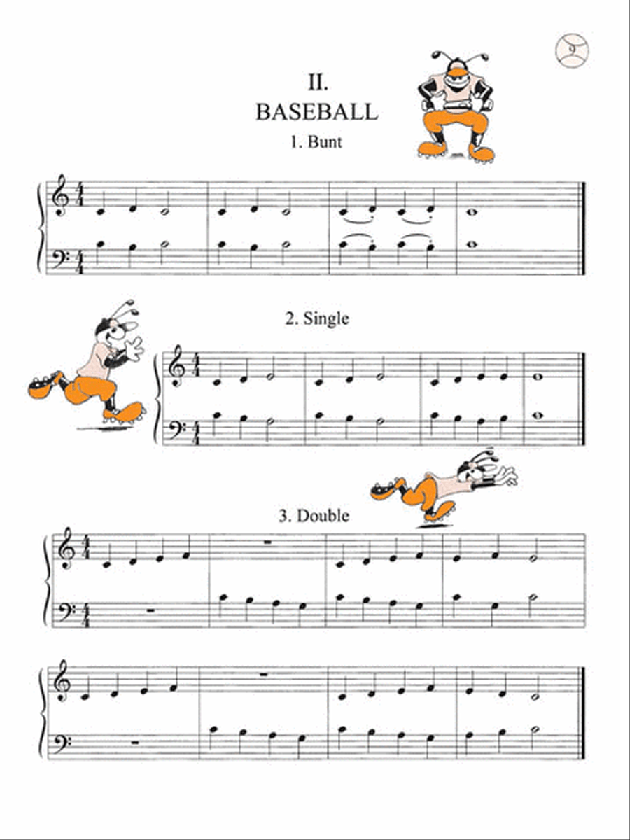 Sportacular Warm-Ups, Book 1 Easy Piano scores gallery preview page 5