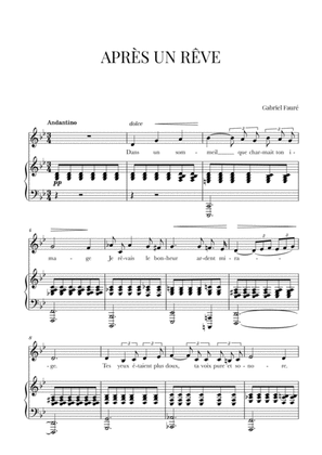 Fauré - Après un Rêve (G minor)