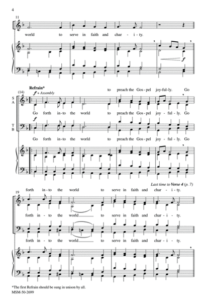 Serve in Faith and Charity (Choral Score)