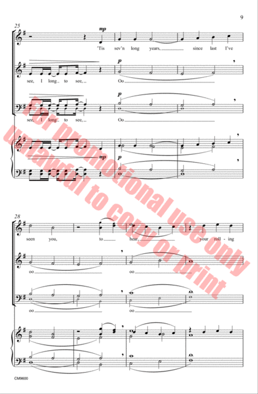 Shenandoah Choir scores gallery preview page 10