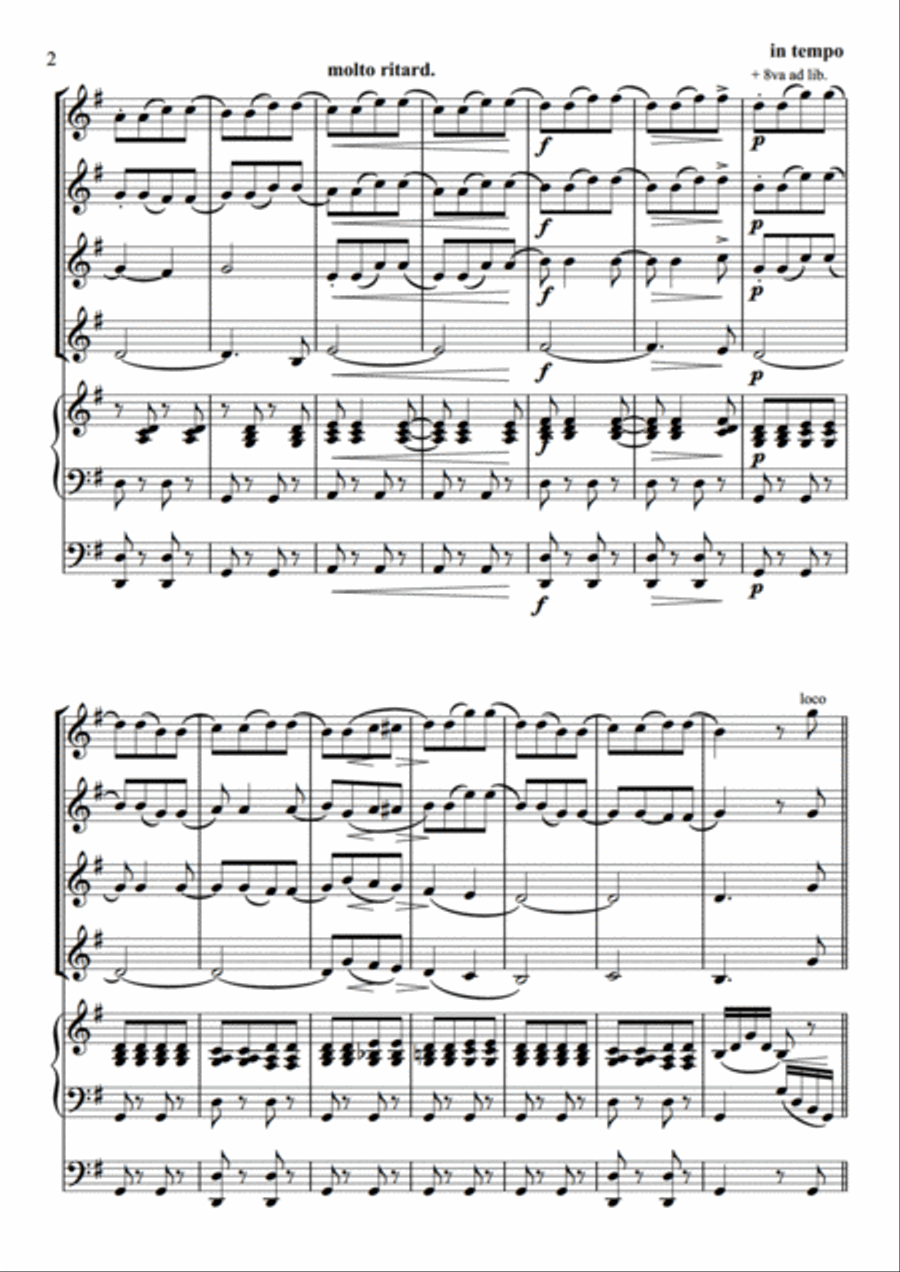 Slavonic Dance No. 3 Set of Parts scores gallery preview page 4