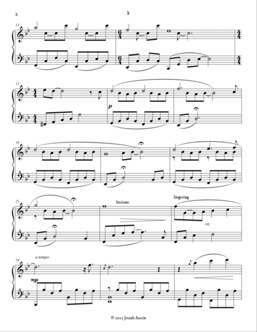 K Piano Solo scores gallery preview page 3