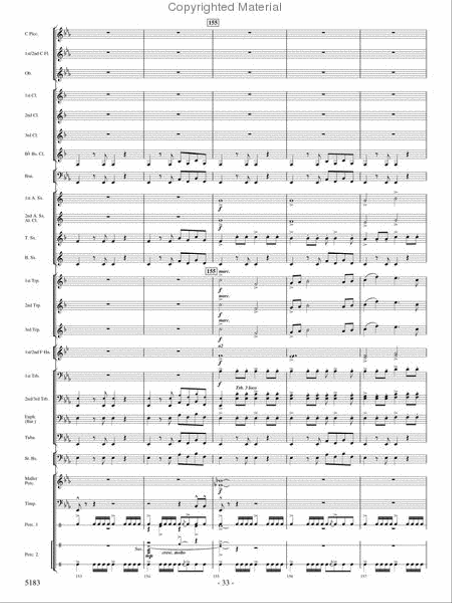 Portrait of Freedom Concert Band scores gallery preview page 32