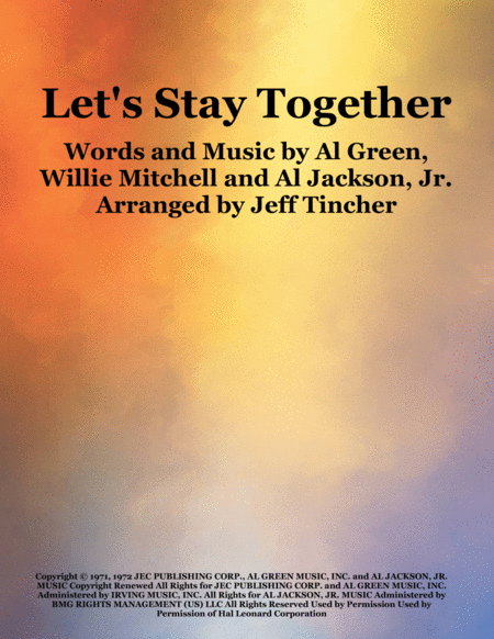 Let's Stay Together image number null
