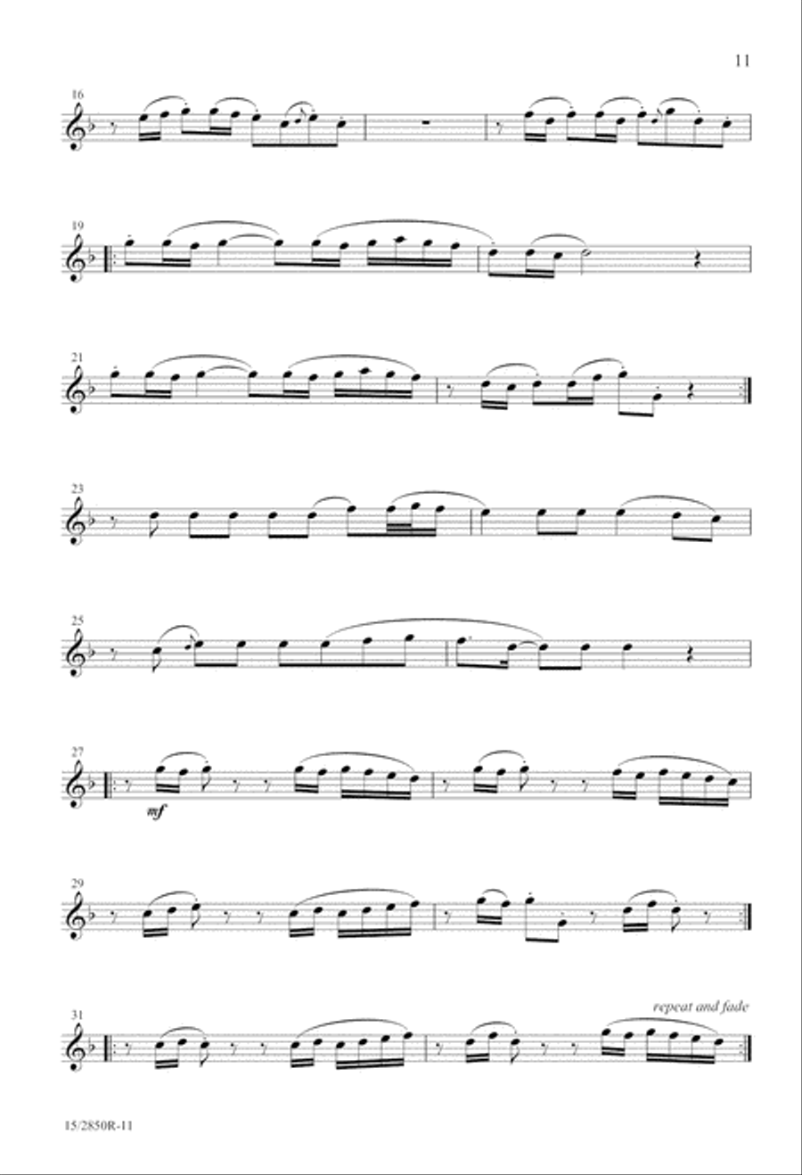 Garbe rame (Dancing With Gourds) 4-Part scores gallery preview page 12