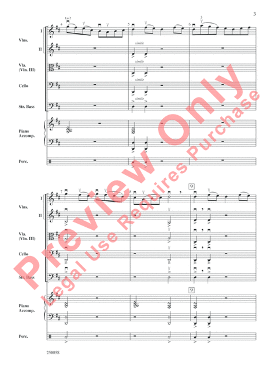 Themes from Harry Potter and the Goblet of Fire String Orchestra scores gallery preview page 4