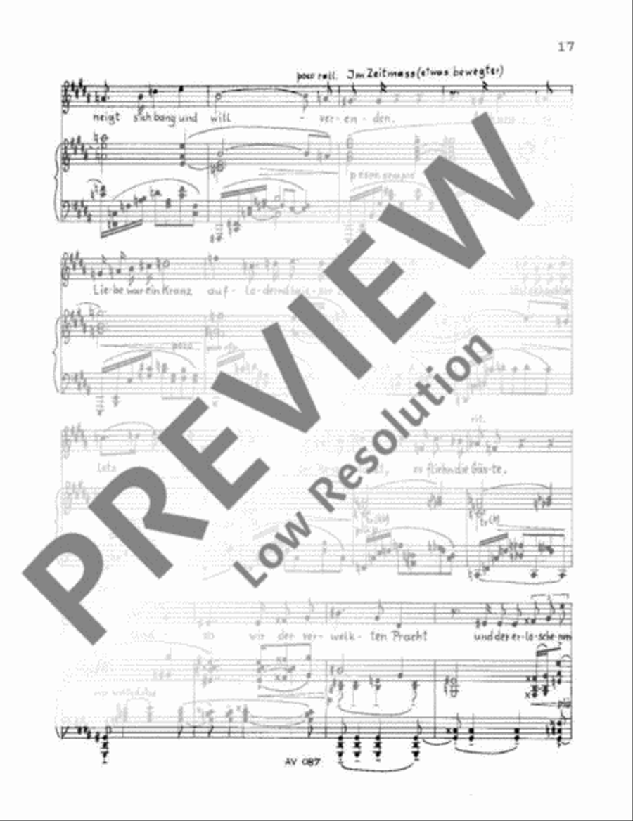Monate im Lied Low Voice scores gallery preview page 20